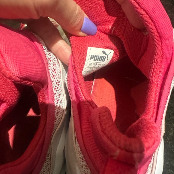 Puma Fierce Core Pink White Slip On Athletic Running Sneakers Size 9 - Picture 4 of 4
